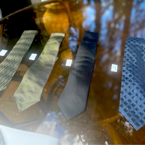 Varied brand neckties, all the same size, real silk, never worn - Picture 7 of 11
